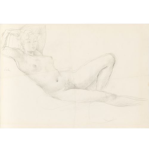 Augustus Edwin John, Reclining Nude