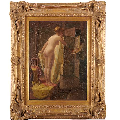 Frederick John Mulhaupt, Nude in Artist's Studio