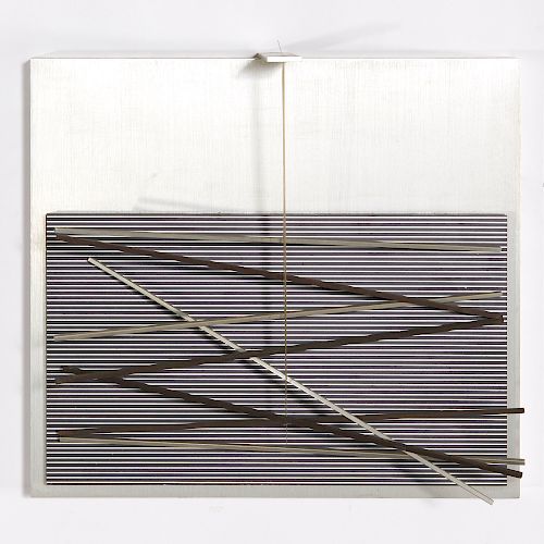 Jesus Rafael Soto, "Vibrations Metalliques", 1969