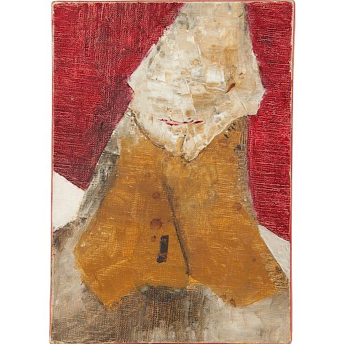 Abstract Expressionist School, Red and Gold