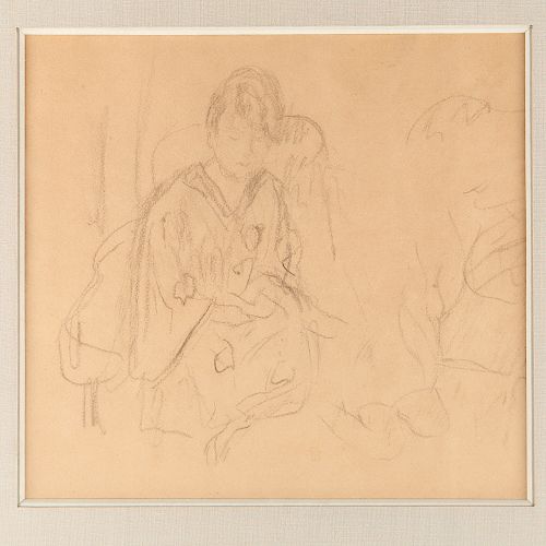 Pierre Bonnard (attrib.) , Woman in Kimono, 1910
