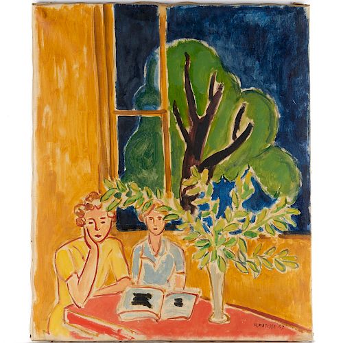 Henri Matisse (Manner), Deux Jeune Filles, 1947