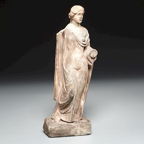 Roman marble of a standing woman