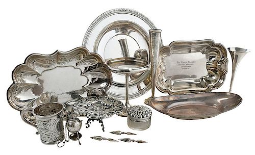 23 Silver Table Items