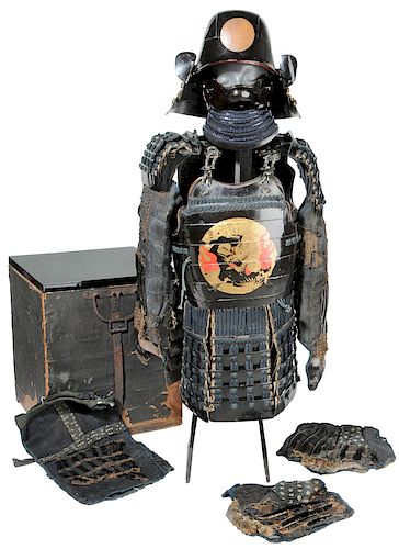 Samurai Suit of Armor with Case