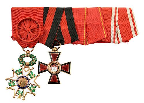 St. Vladimir and French Legion of Honor Medals 