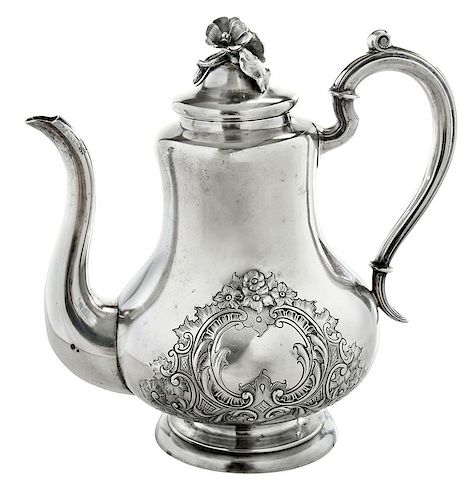 Russian Silver Teapot 