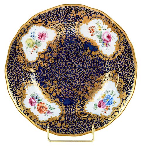 Nicholas I Russian Porcelain Sevres Style Plate