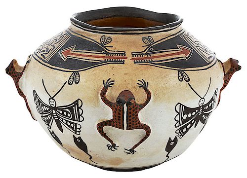 Zuni Pueblo Frog Effigy Bowl