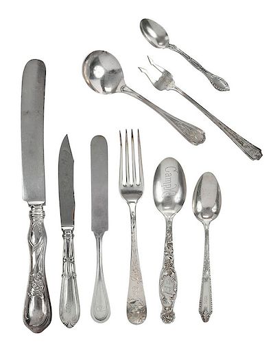 46 Pieces Assorted Sterling Flatware