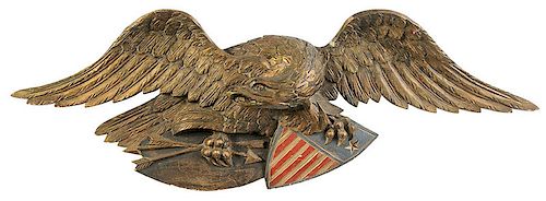 American Spreadwing Eagle Plaque