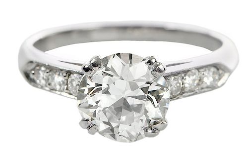 Platinum Diamond Ring