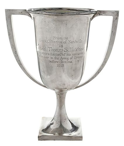 Large Two Handled Sterling Nashville Trophy