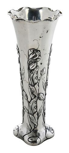 Shiebler Sterling Floral Vase
