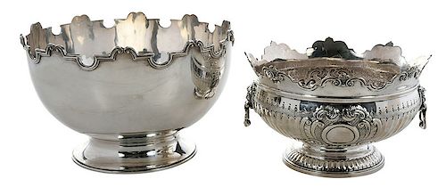 Two English Silver Bowls