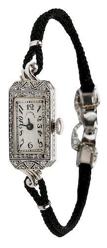 Tiffany & Co., Bulova Platinum Watch