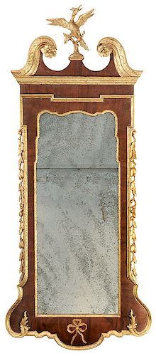 Fine George II Parcel-Gilt Mirror