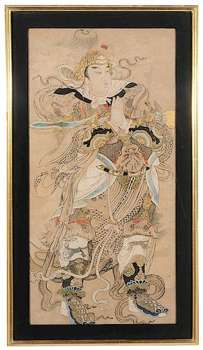 Ming Dynasty Painting of Emperor or Deity