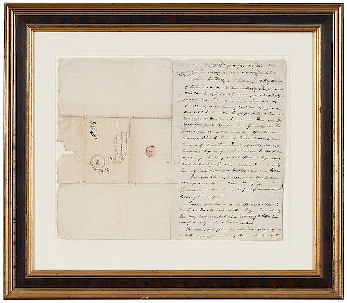 George Walton Letter, 1801, Georgia