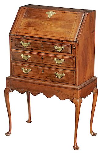 An American Queen Anne Child’s Size Desk on Frame