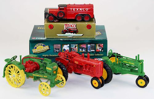 Ertl John Deere tractors in original boxes