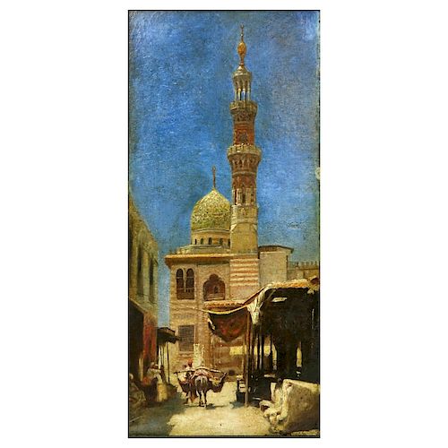 19/20th C Orientalist School O/B "Mosque"