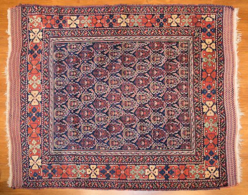 Antique Afshar rug, approx. 4.3 x 5.1