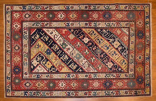 Antique Gendje rug, approx. 4 x 6.1