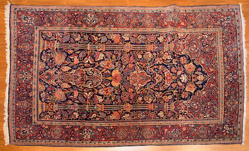 Antique Keshan prayer rug, approx. 4.4 x 6.9