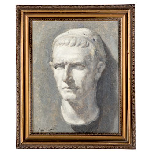 Stere Grant. "Augustus," oil on artist board