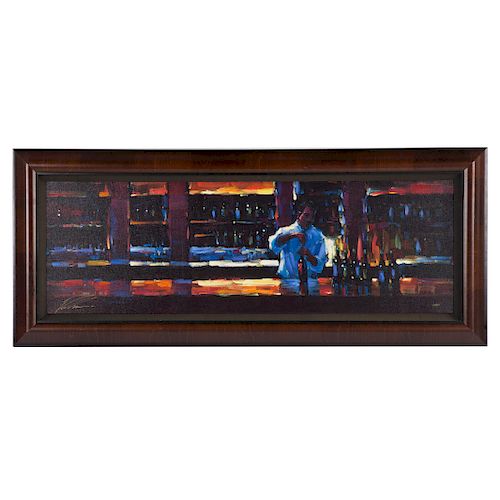 Michael Flohr. "Uncorked", mixed media