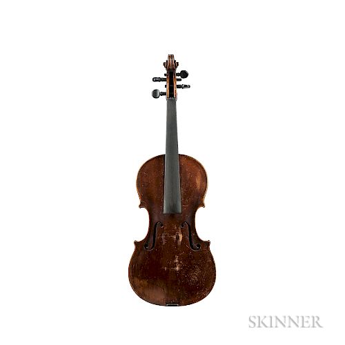 German Violin, Johann Gottlob Heberlein, Neukirchen, 1839