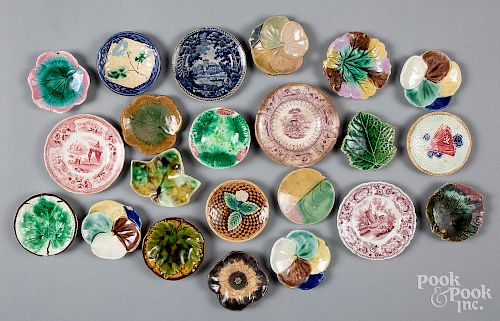 Collection of cup plates, etc.