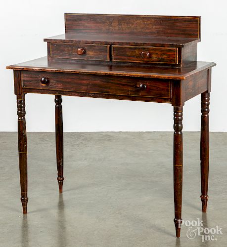 New England grain painted dressing table