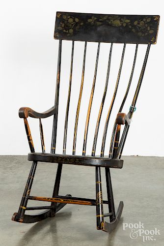 New England painted rocking chair, 19th c.