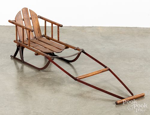 Small pull sled, ca. 1900.