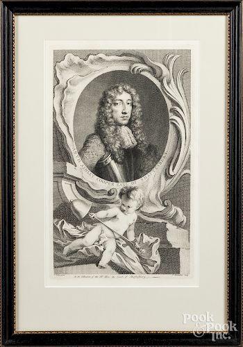 Seven 18th c. engravings of British notables