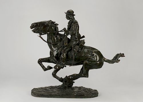 After Frederic Remington (1861-1909), Trooper of the Plains
