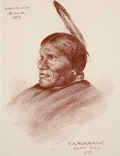 E.A. Burbank (1858-1949), Hawgone, Kiowa