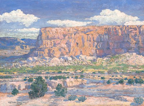 Carl Von Hassler (1887-1969), Untitled (Summer Mesa Scene)
