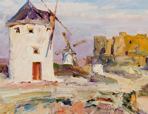 Walt Gonske (b. 1942), Castillo de Consuegra (Windmills)