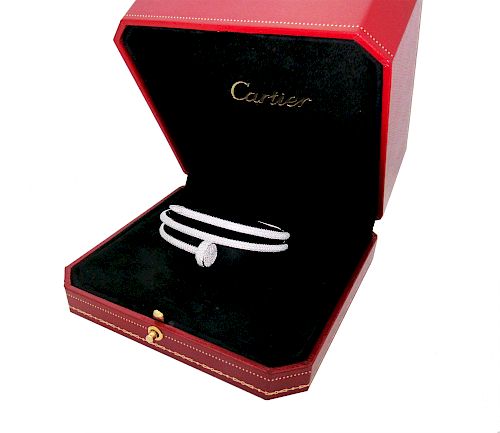 Cartier Juste un Clou DIAMOND-White GOLD BRACELET