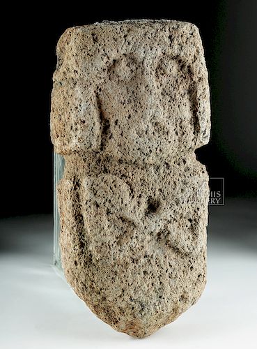 Large Aztec Stone Deity Torso w/ Crossed Arms