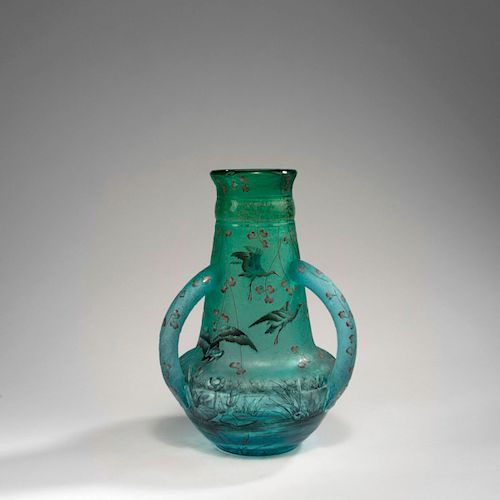 Cigognes' vase with handles, 1895