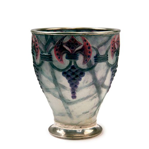 Branches' vase with silver mounting, 1926
