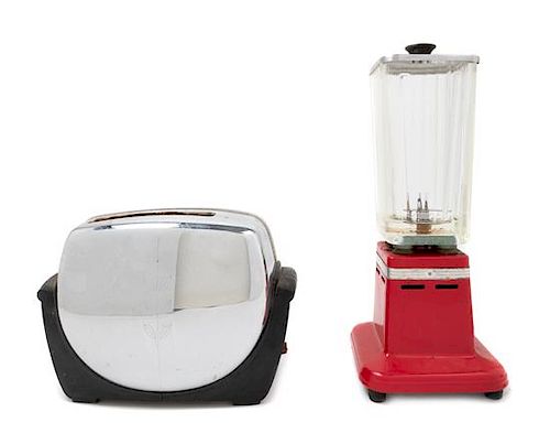 A Dormeyer Blender & a General Mills Toaster Height of blender 14 inches.