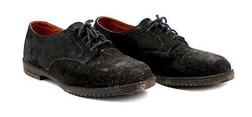 A Pair of Men's Nubuck Oxford Shoes