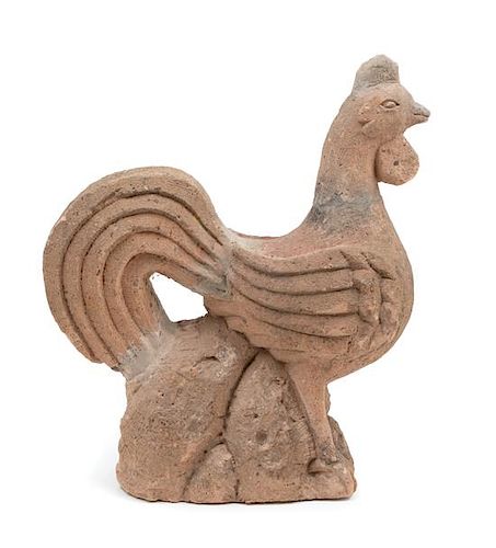 A Carved Sandstone Rooster Height 20 1/2 inches.