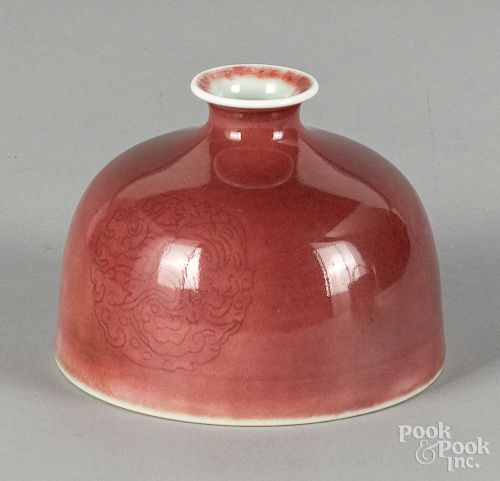 Chinese porcelain peach bloom water coupe, etc.