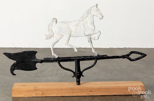 Painted horse weathervane, early 20th c.